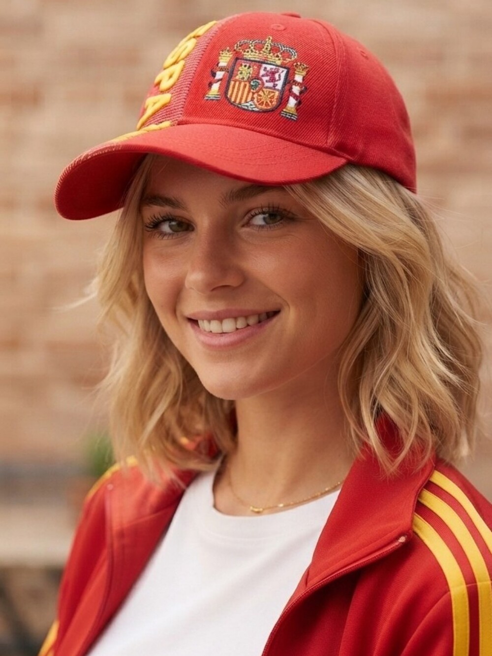 RED SPAIN Embroidered Hat Cap One Size